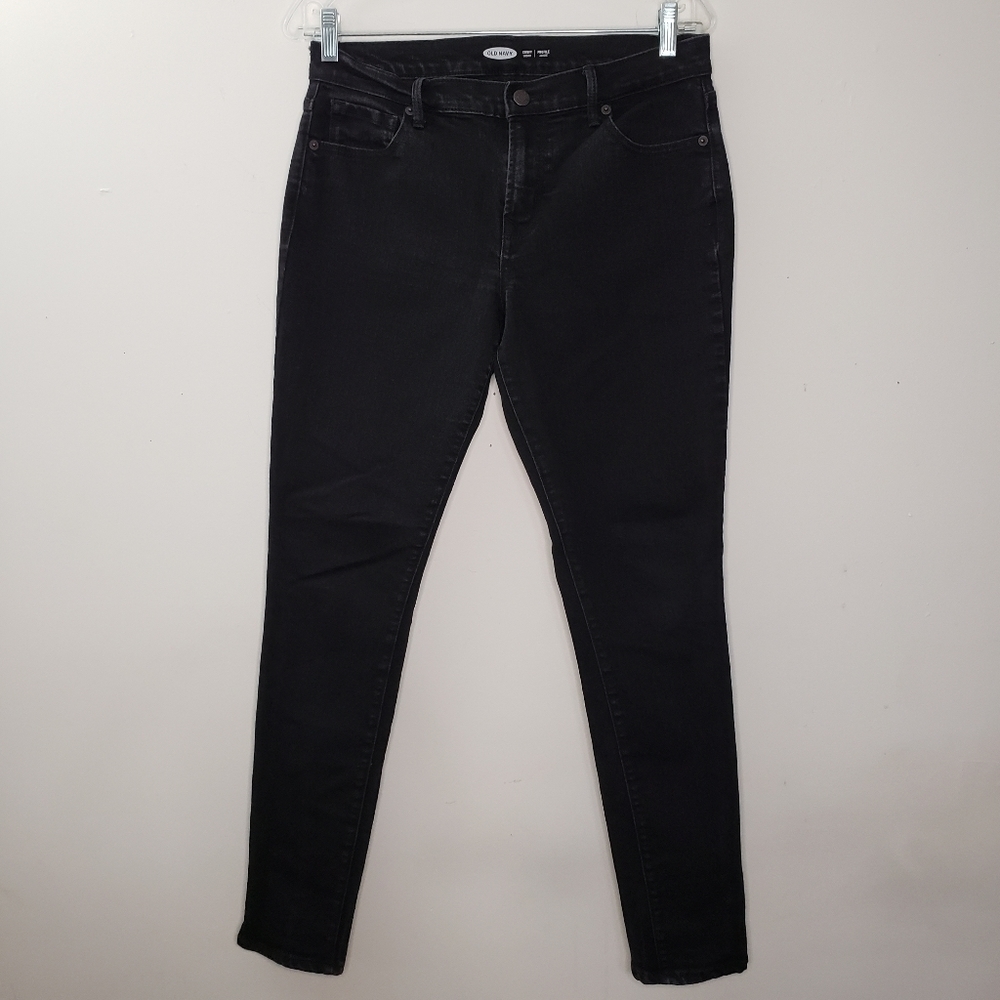 Old Navy Curvy Skinny Black Jeans Size 6